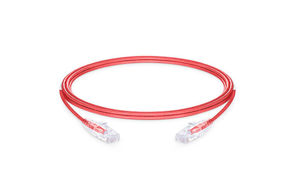 LINK CAT6 RJ45 PATCH CORD, LSZH 1M RED (US-5101LZ-2) - 1