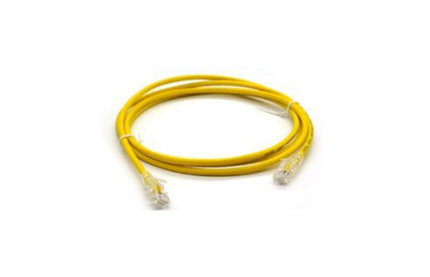 LINK CAT6 RJ45 PATCH CORD, LSZH 1M YELLOW (US-5101LZ-5) - 1