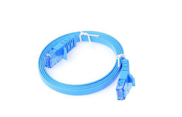 LINK CAT6 FLAT PATCH CORD 1M Light Blue (US-5141-8)