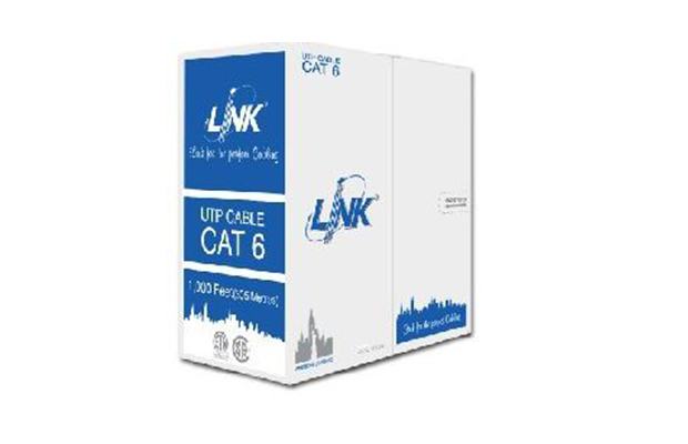 LINK CAT6 UTP, PE OUTDOOR w/Cross Filler, 23 AWG (Double Jacket), Black (US-9106OUT)