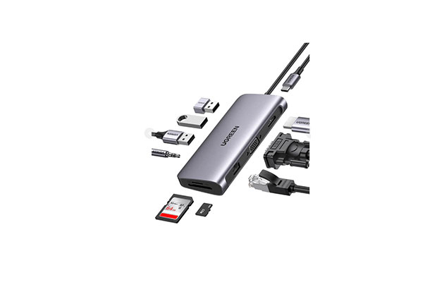 Ugreen 80133 10-in-1 4K HDMI USB C Hub - 1