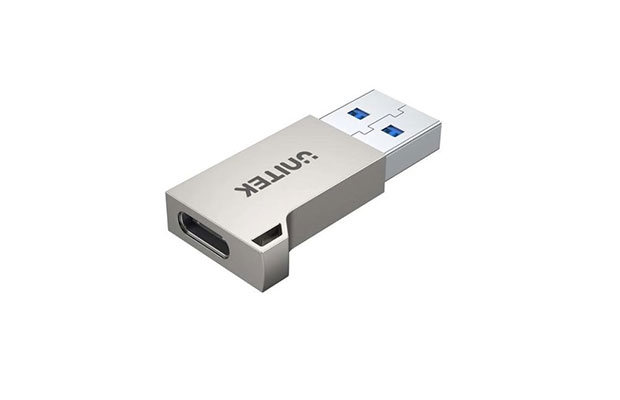 Unitek A1034NI USB-A To USB-C Zinc Adapter - 1