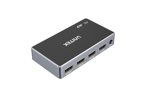 UNITEK V1109A 4K HDMI Splitter 1 In 4 Out (HDMI to HDMI, Up to 4K@30Hz) - 1