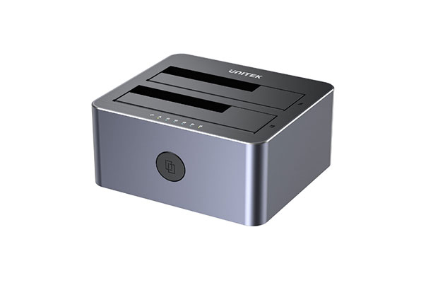 Unitek 5Gbps Dual-Bay SATA Docking Station (Y-3026GY01-EU) - 1