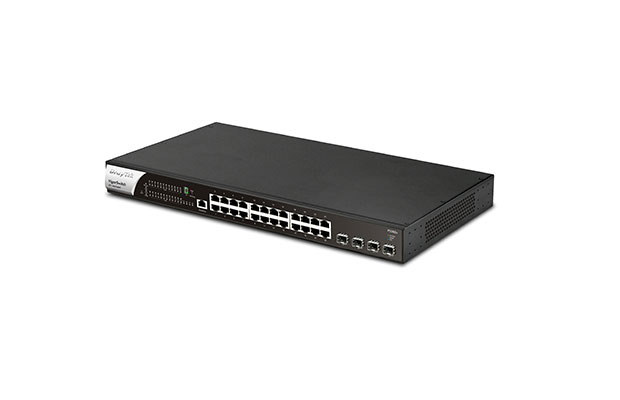 Draytek VigorSwitch G2282x 24-Port Gigabit L2+ Managed Switch - 2