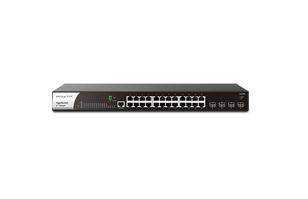 Draytek VigorSwitch G2282x 24-Port Gigabit L2+ Managed Switch - 1