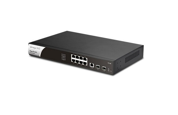 Draytek VigorSwitch P2100 8-Port PoE+ Gigabit Managed Switch - 1