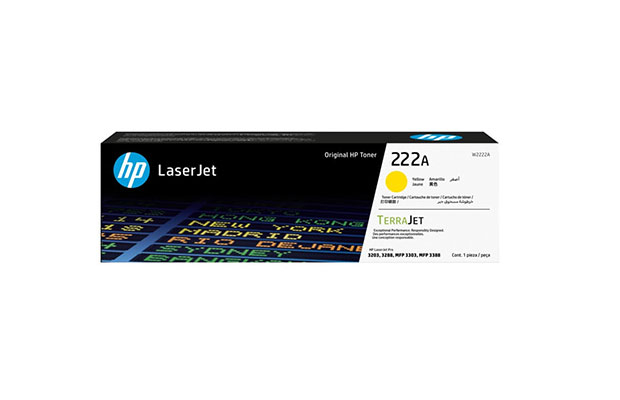 HP 222A Yellow Original LaserJet Toner Cartridge (W2222A) 1,200Page - 1