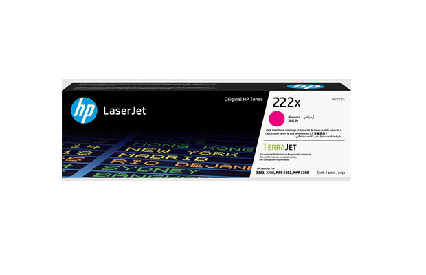 Toner HP LaserJet 222X Magenta Cartridge (W2223X) 2,500 pages for printer 3303fdw &amp; 3303SDW - 1