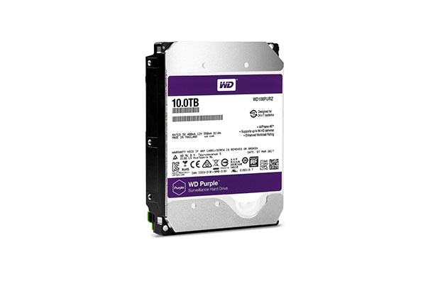 Western Digital Purple 10TB 3.5" 6Gbps 7.2k RPM SATA HD (WD101PURZ) - 2