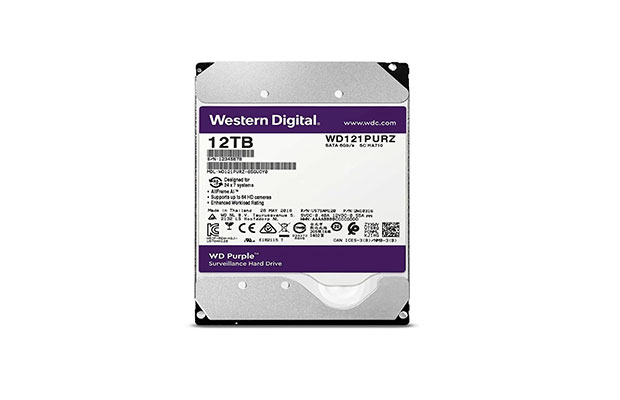 Western Digital Purple 10TB 3.5" 6Gbps 7.2k RPM SATA HD (WD121PURZ) - 1