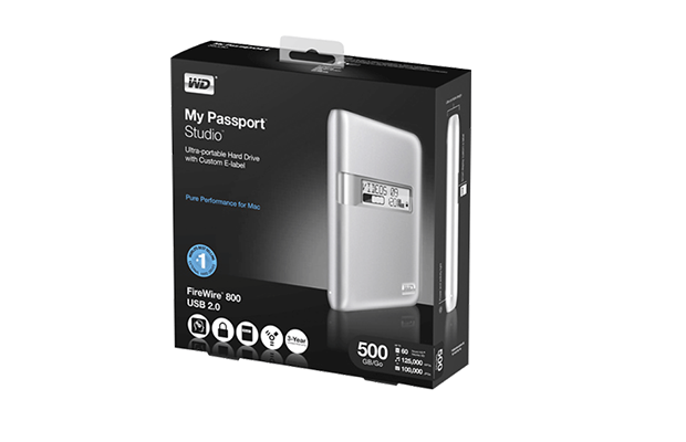 External HDD 500GB 2.5 WD My Passport Studio EDT USB3.0 (WDBAAE5000ASL)