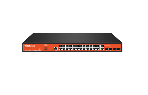 Wi-Tek WI-PCMS328GF 24 Gigabit PoE Ports, 2 Combo Gigabit RJ45/SFP, 2 Gigabit SFP Slots