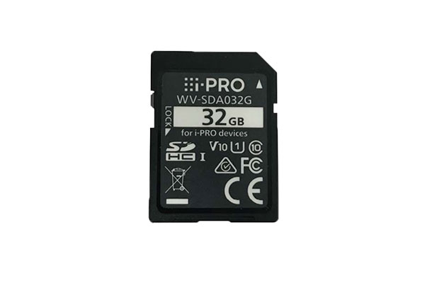i-PRO WV-SDA032G 32GB SD/SDHC Class10-V10 Memory Card - 1