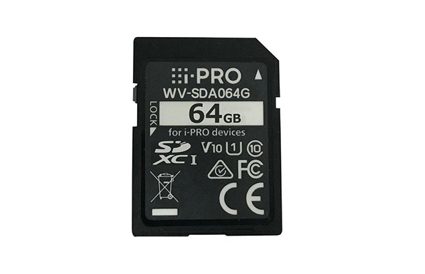 i-PRO WV-SDA064G 64GB SD/SDXC Class10-V10 Memory Card - 1