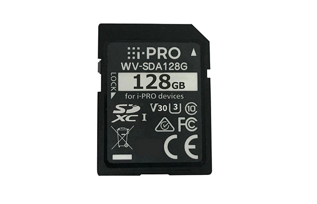 i-PRO WV-SDA128G 128GB SDXC/SD Class10-V30 Memory Card - 1