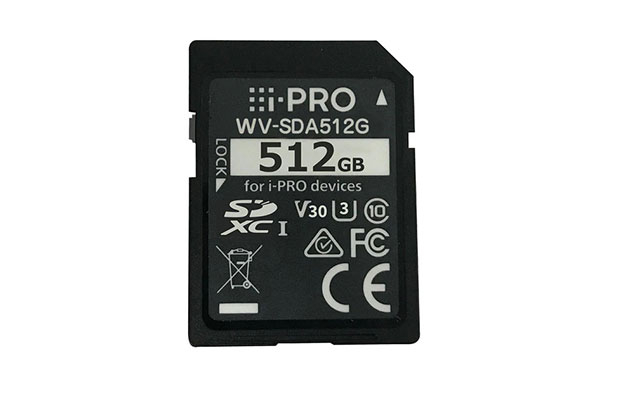 i-PRO WV-SDA512G 512GB SDXC/SD Class10-V30 Memory Card - 1