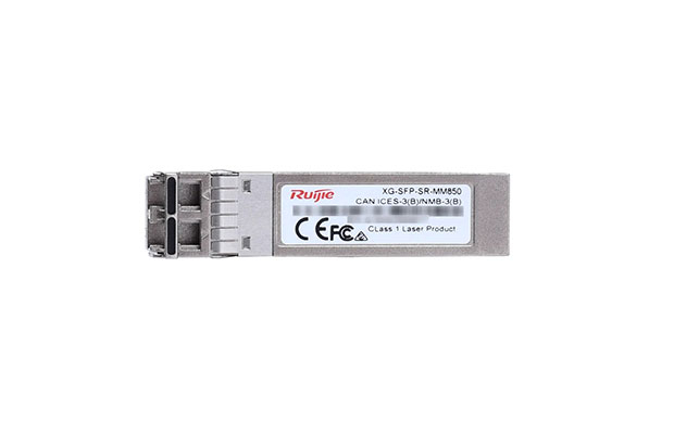 Ruijie XG-SFP-SR-MM850 10GBASE-SR SFP+ (850nm 300m) DOM Duplex LC MMF Optical Transceiver Module - 2