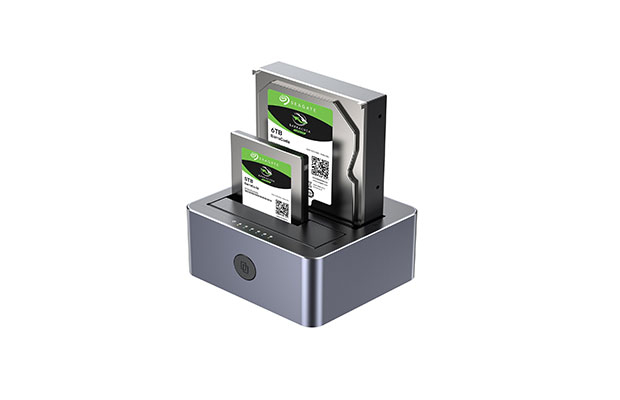 Unitek 5Gbps Dual-Bay SATA Docking Station (Y-3026GY01-EU) - 2