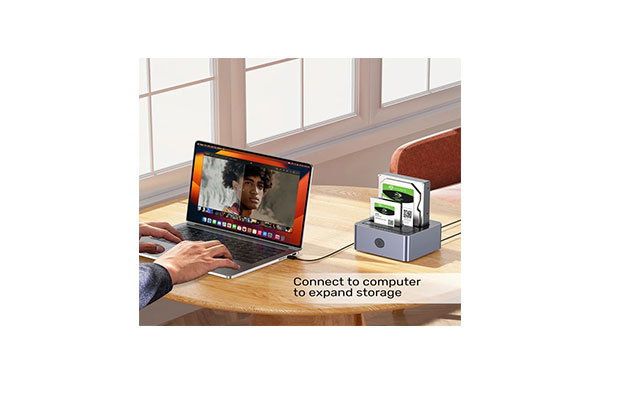 Unitek 5Gbps Dual-Bay SATA Docking Station (Y-3026GY01-EU) - 4