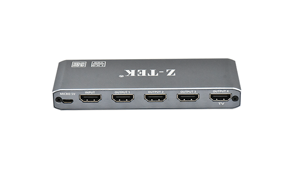 Z-TEK HDMI splitter 4port ZY451