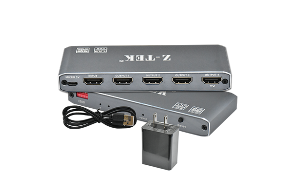 Z-TEK HDMI splitter 4port ZY451