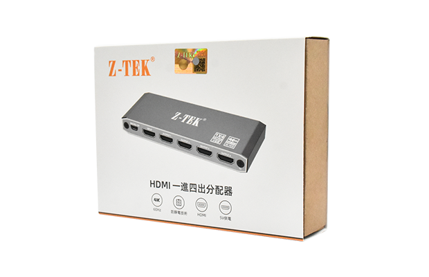 Z-TEK HDMI splitter 4port ZY451