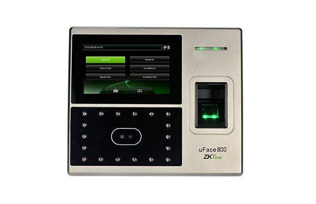 ZKTeco uFace800 Facial Multi-Biometric Time Attendance