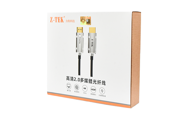 Z-TEK ZY406-300 Cable HDMI 2.0 Fiber Optic 4K 60hz (30M)