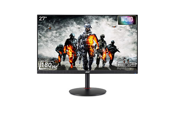 Acer Nitro 27" XV272U W2bmiiprx Gaming LED Monitor (2560 x1440 at 180Hz) HDMI/DP Port (3yr) - 1