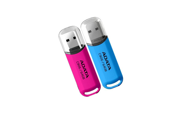 ADATA C906 64GB Compact USB Flash Drive - 1