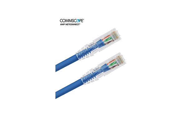 COMMSCOPE/AMP NPC06UVDB-BL002F Cat6 Patchcord, SL Blu, Transparent, 2 Ft