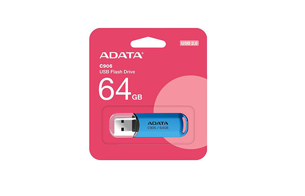 ADATA C906 64GB Compact USB Flash Drive - 3