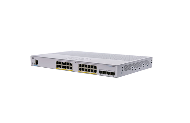 Cisco CBS250 Smart managed Switch 24-port GE, 4x1G SFP, PoE (CBS250-24P-4G-EU)