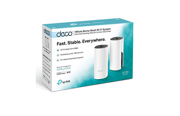 TP-Link Deco M4(2-pack) AC1200 Whole Home Mesh Wi-Fi System - 3