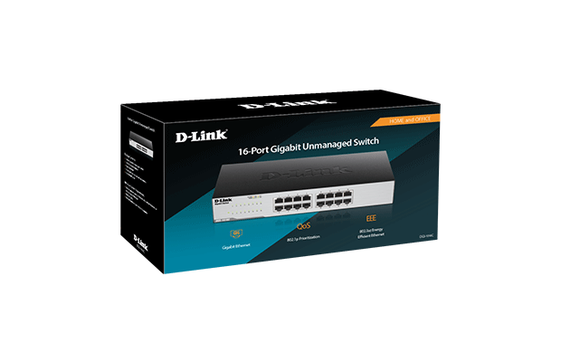 D-Link DGS-1016C  16-Port Gigabit Ethernet Unmanaged Switch