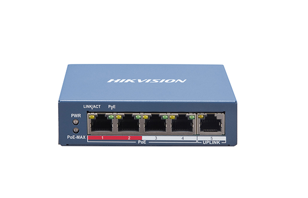 Hikvision DS-3E1105P-EI 4Port Fast Ethernet Smart POE Switch