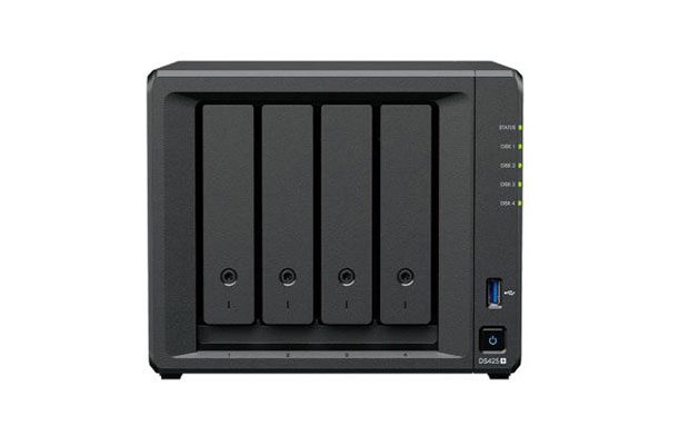Synology DiskStation DS425+ 4 Bays NAS, RAM 2GB (up to 6GB),​ Built-in M.2 Drive 2Slots - 2