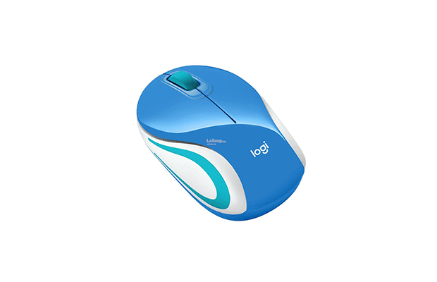 Logitech M187 Wireless Mini Mouse - Blue (910-005372)