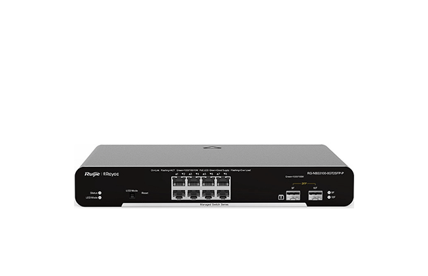 Reyee RG-NBS3100-8GT2SFP-P-V2 8-Port Gigabit L2 Managed POE Switch