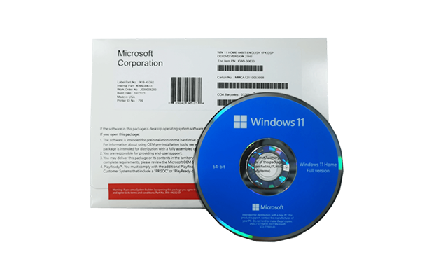 Licensed Windows 11 Pro x64 Eng Intl 1pk DSP OEI DVD (FQC-08929