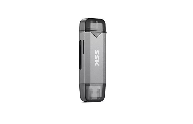 SSK Type-C, USB-A USB 3.0 Card Reader​ (SCRM390) - 1