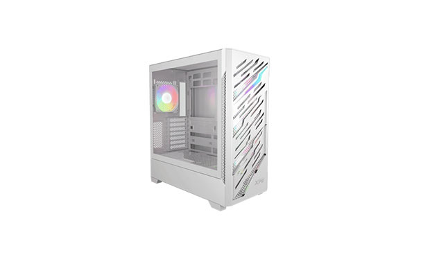 XPG Case STARKER AIR BTF White (Include 4 ARGB Fan) - 1