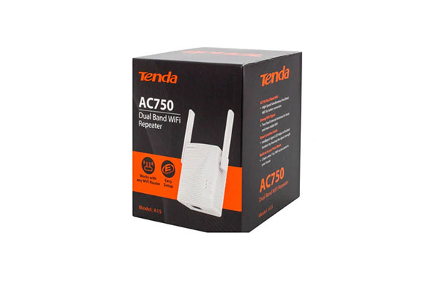Tenda A15 AC750 Dual Band Wireless Repeater (2.4GHz: Up to 300Mbps) - 4