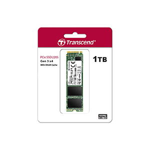 Transcend SSD Internal 1TB M.2 2280- PCIe (TS1TMTE220S)