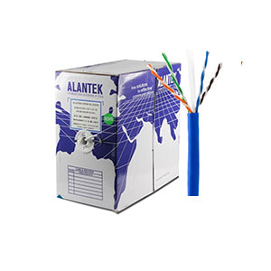 Alantek Cat6 301-600851-03BU UTP 24AWG Cable 4-Pairs, Blue ( 305m/rl)
