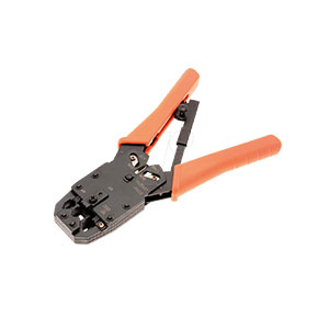 Alantek Modular Crimp Tool for RJ45/RJ11 Plug, Ratchet Type (302-092R45-R000)