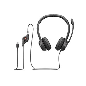 Logitech H390 (Type-C) Computer Headset - MIDNIGHT BLACK - APANZ-122 (981-001577) 2Y