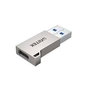 Unitek A1034NI USB-A To USB-C Zinc Adapter