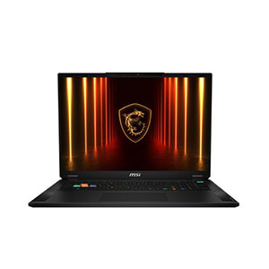 MSI Raider 18 HX AI A2XWIG-200KH Black Ultra 9 275HX-32GB-4TB SSD-RTX5080 16GB-18